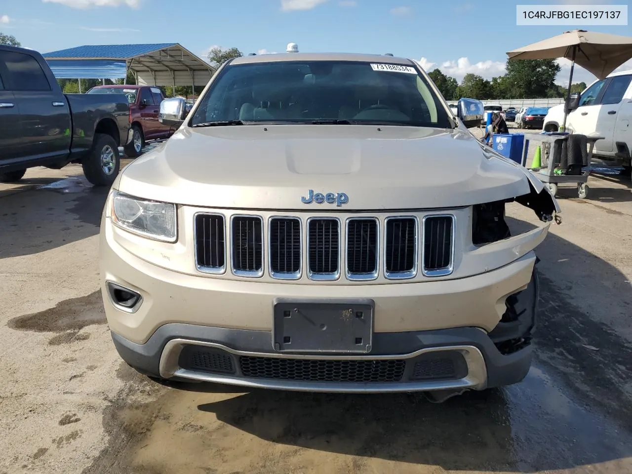 2014 Jeep Grand Cherokee Limited VIN: 1C4RJFBG1EC197137 Lot: 73188534