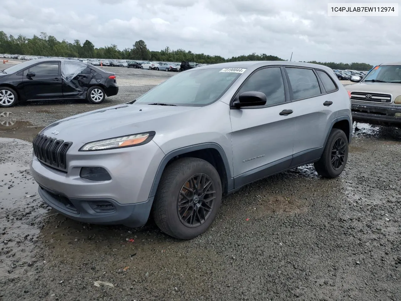 2014 Jeep Cherokee Sport VIN: 1C4PJLAB7EW112974 Lot: 73190044