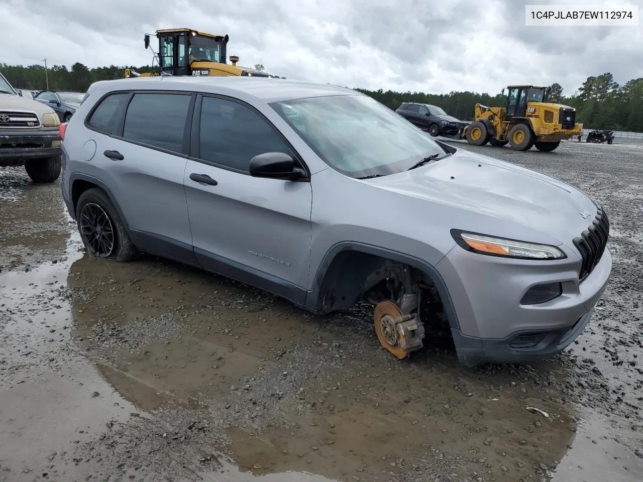 2014 Jeep Cherokee Sport VIN: 1C4PJLAB7EW112974 Lot: 73190044