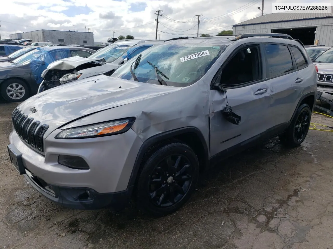 1C4PJLCS7EW288226 2014 Jeep Cherokee Latitude