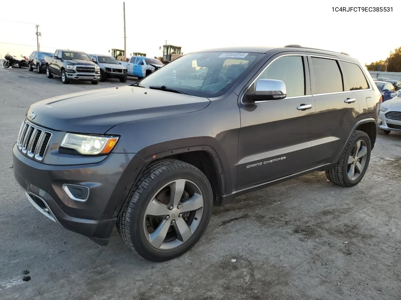 2014 Jeep Grand Cherokee Overland VIN: 1C4RJFCT9EC385531 Lot: 73344054