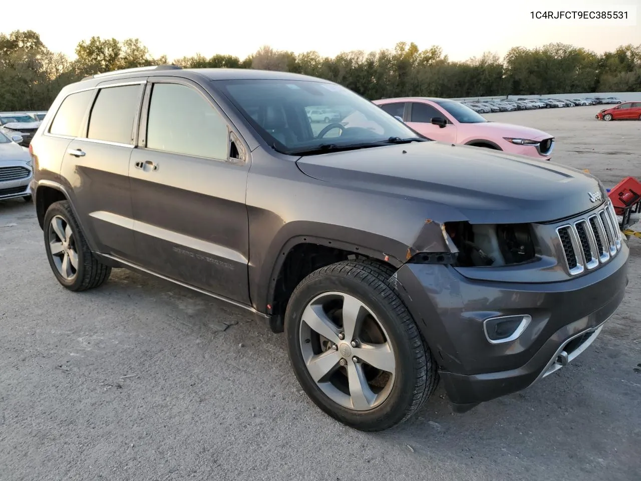 2014 Jeep Grand Cherokee Overland VIN: 1C4RJFCT9EC385531 Lot: 73344054