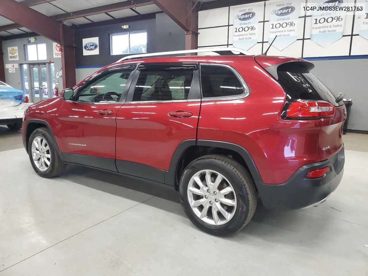 2014 Jeep Cherokee Limited VIN: 1C4PJMDS3EW281763 Lot: 73352784