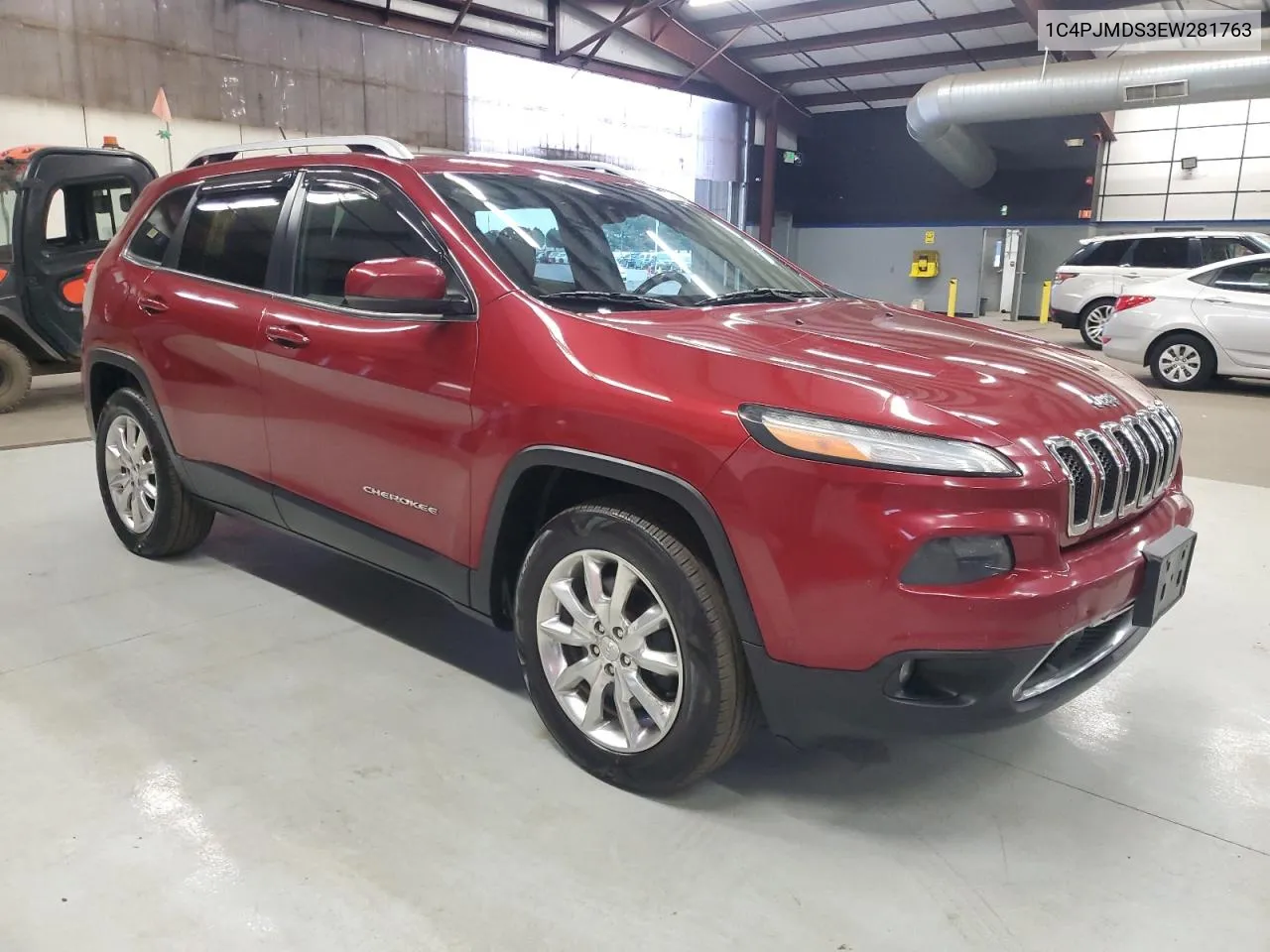 2014 Jeep Cherokee Limited VIN: 1C4PJMDS3EW281763 Lot: 73352784