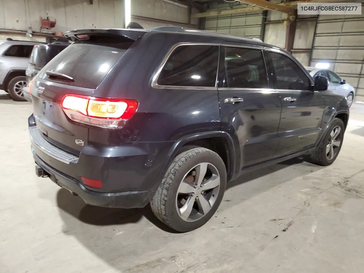 2014 Jeep Grand Cherokee Overland VIN: 1C4RJFCG8EC587277 Lot: 73364794