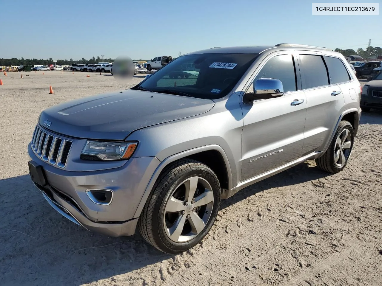 2014 Jeep Grand Cherokee Overland VIN: 1C4RJECT1EC213679 Lot: 73428384