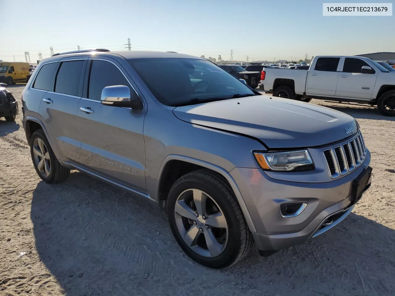 2014 Jeep Grand Cherokee Overland VIN: 1C4RJECT1EC213679 Lot: 73428384