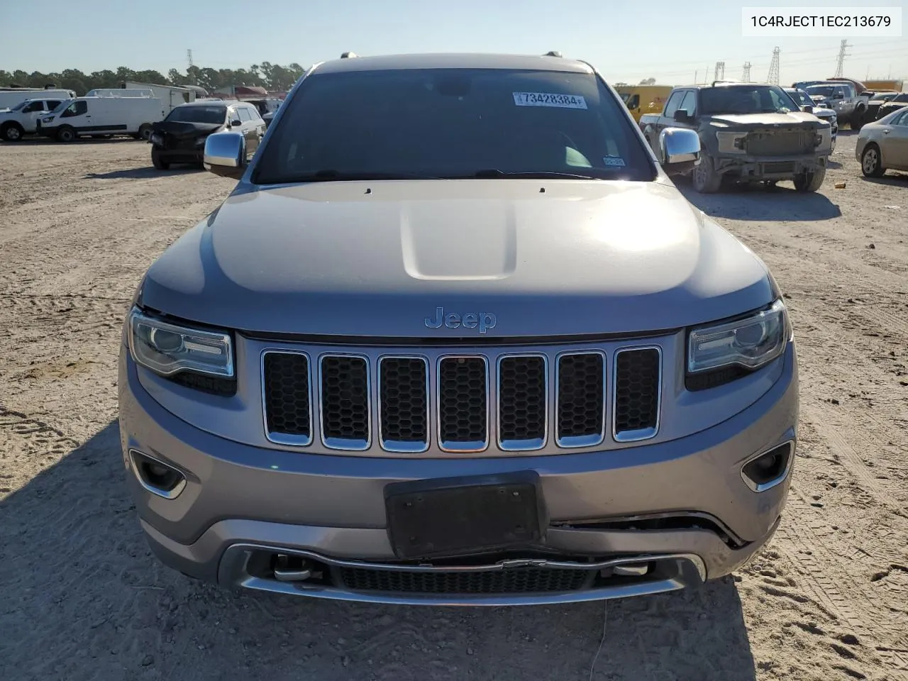 2014 Jeep Grand Cherokee Overland VIN: 1C4RJECT1EC213679 Lot: 73428384