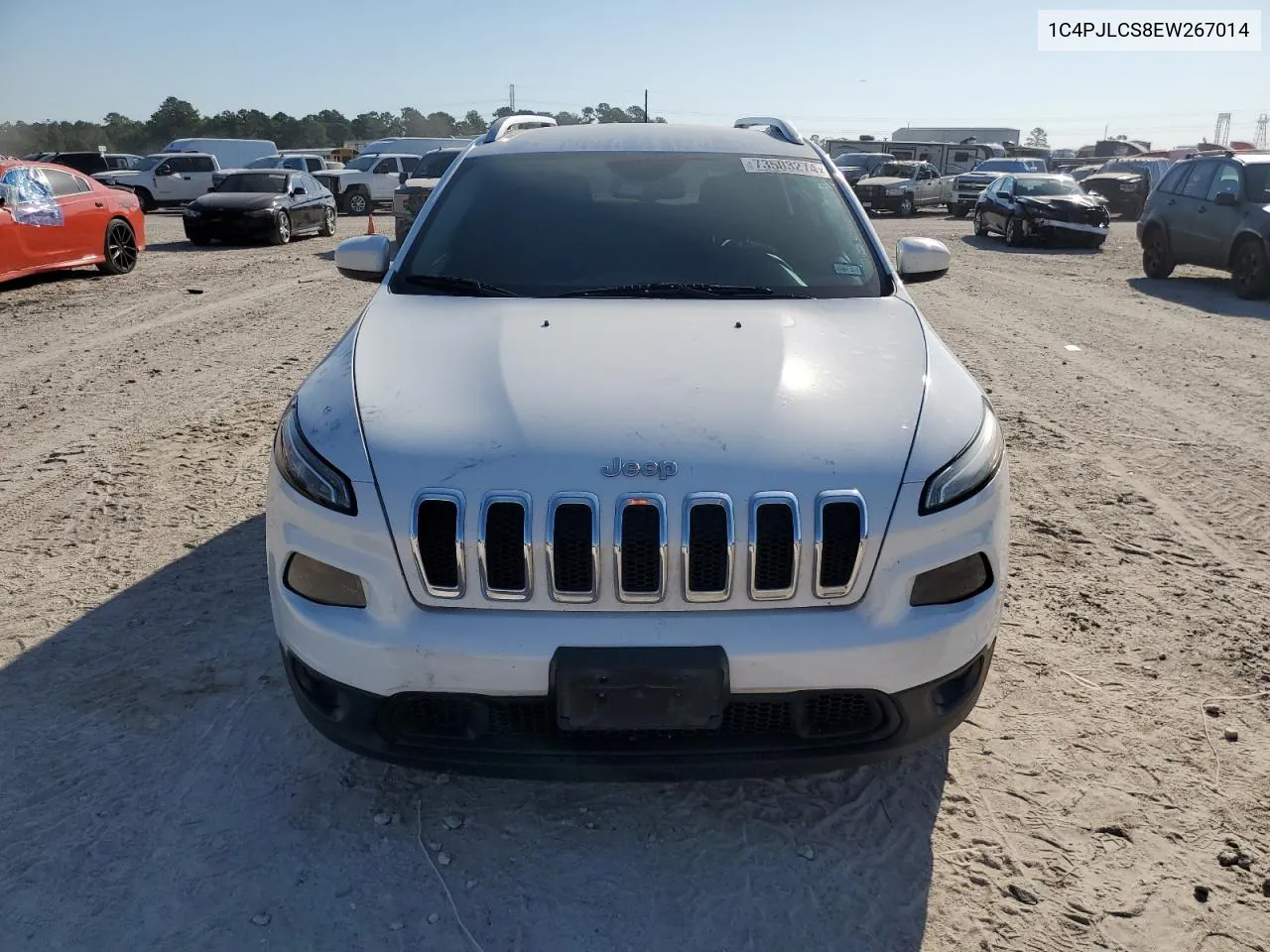 2014 Jeep Cherokee Latitude VIN: 1C4PJLCS8EW267014 Lot: 73503274