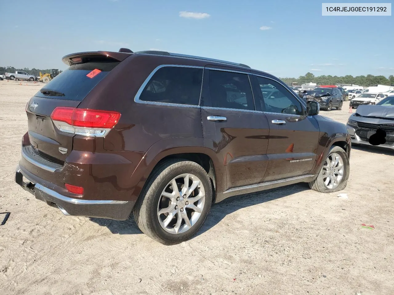 2014 Jeep Grand Cherokee Summit VIN: 1C4RJEJG0EC191292 Lot: 73523454