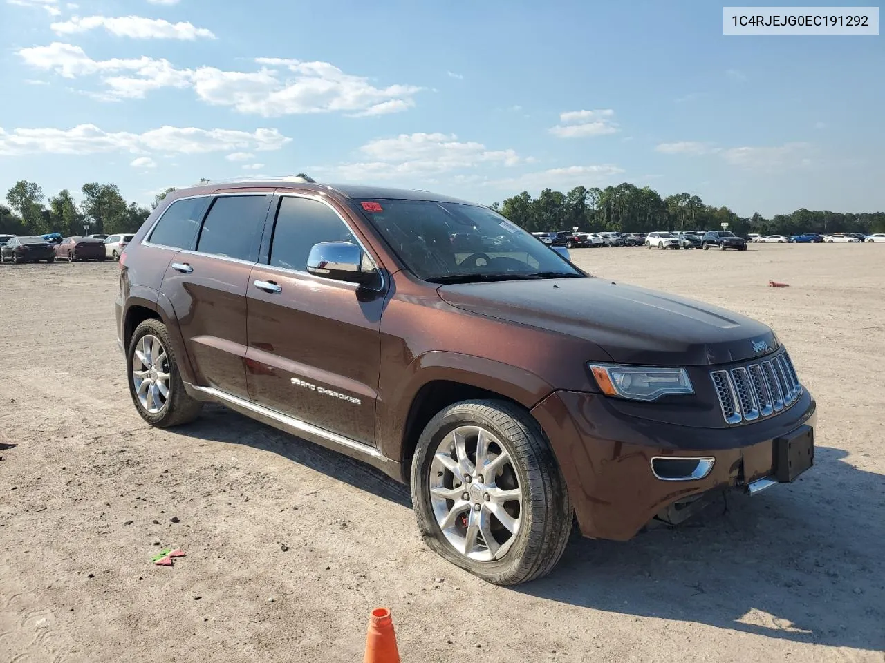 2014 Jeep Grand Cherokee Summit VIN: 1C4RJEJG0EC191292 Lot: 73523454