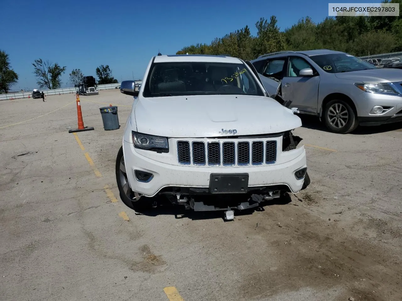 2014 Jeep Grand Cherokee Overland VIN: 1C4RJFCGXEC297803 Lot: 73528224