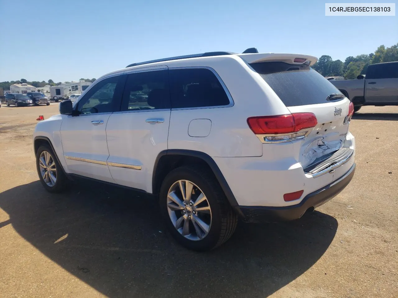 2014 Jeep Grand Cherokee Limited VIN: 1C4RJEBG5EC138103 Lot: 73534334