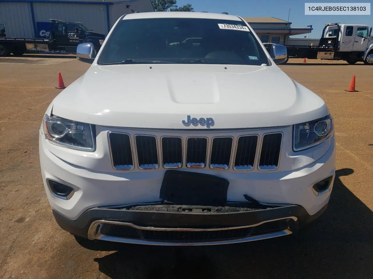 1C4RJEBG5EC138103 2014 Jeep Grand Cherokee Limited