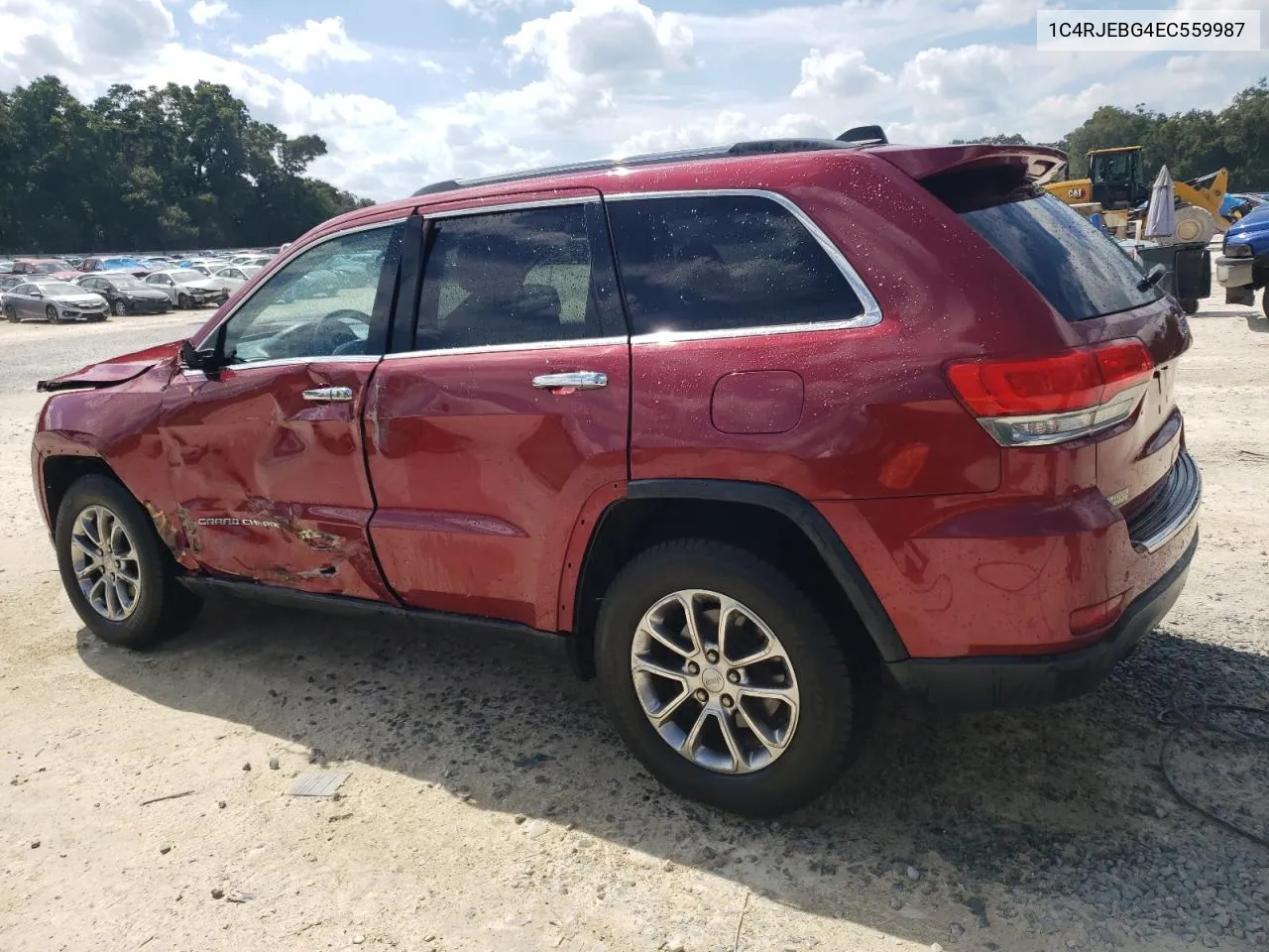 2014 Jeep Grand Cherokee Limited VIN: 1C4RJEBG4EC559987 Lot: 73534844