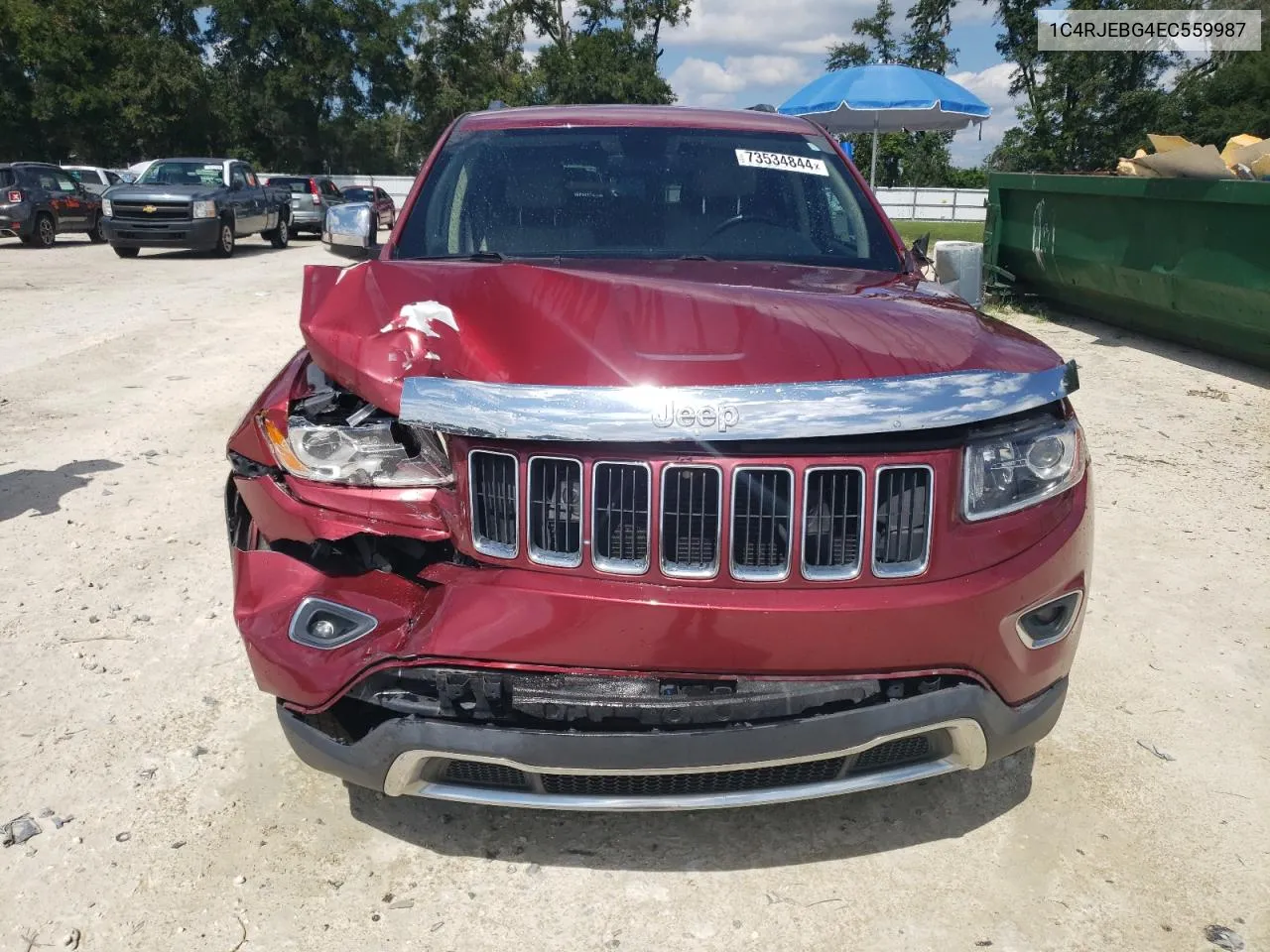 1C4RJEBG4EC559987 2014 Jeep Grand Cherokee Limited