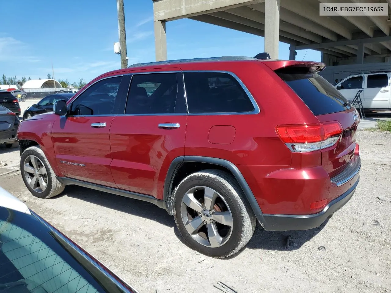 2014 Jeep Grand Cherokee Limited VIN: 1C4RJEBG7EC519659 Lot: 73549994