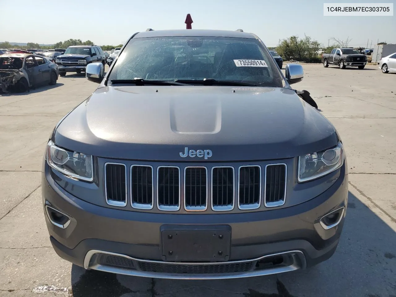 2014 Jeep Grand Cherokee Limited VIN: 1C4RJEBM7EC303705 Lot: 73550914