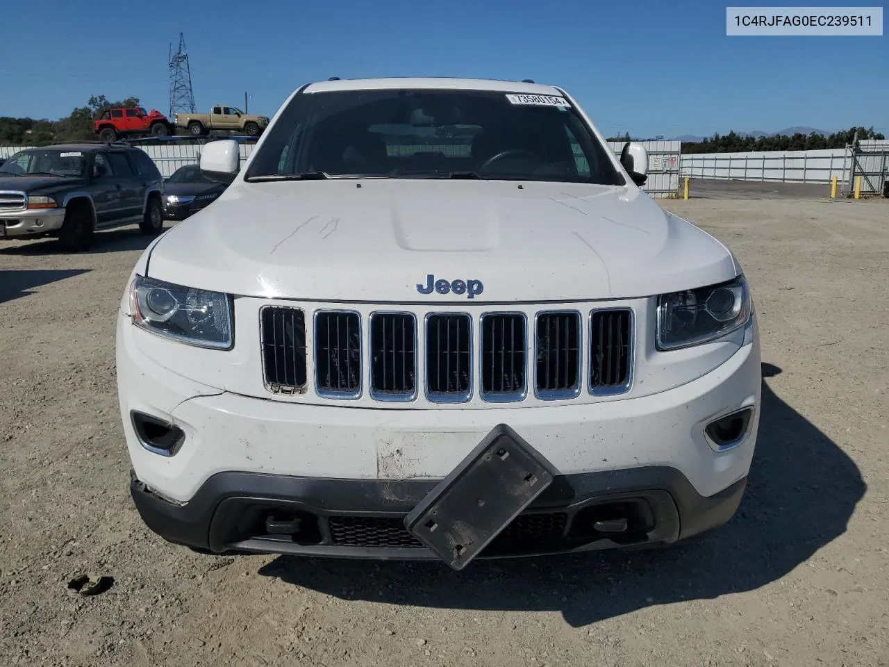 2014 Jeep Grand Cherokee Laredo VIN: 1C4RJFAG0EC239511 Lot: 73580154