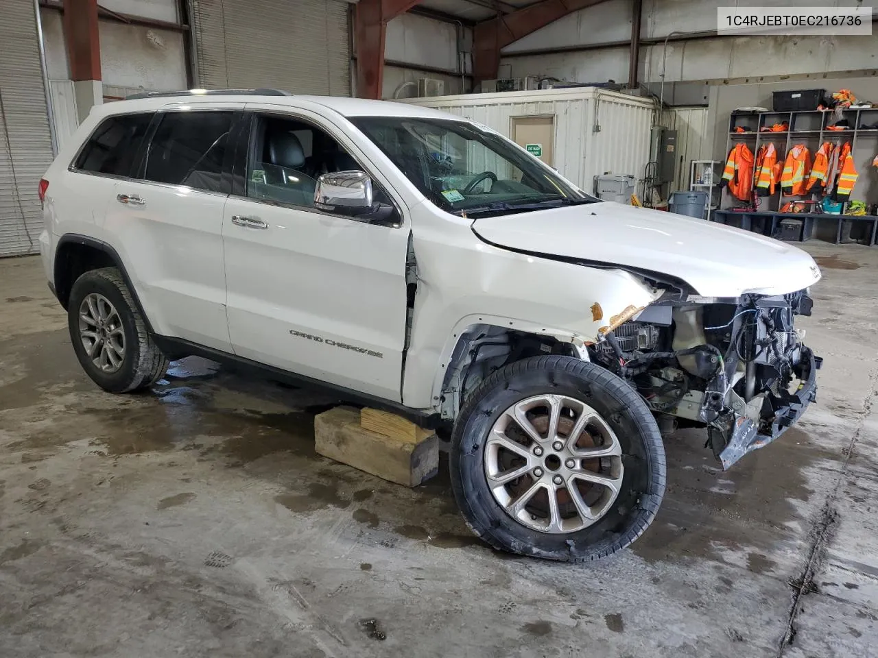 2014 Jeep Grand Cherokee Limited VIN: 1C4RJEBT0EC216736 Lot: 73591774