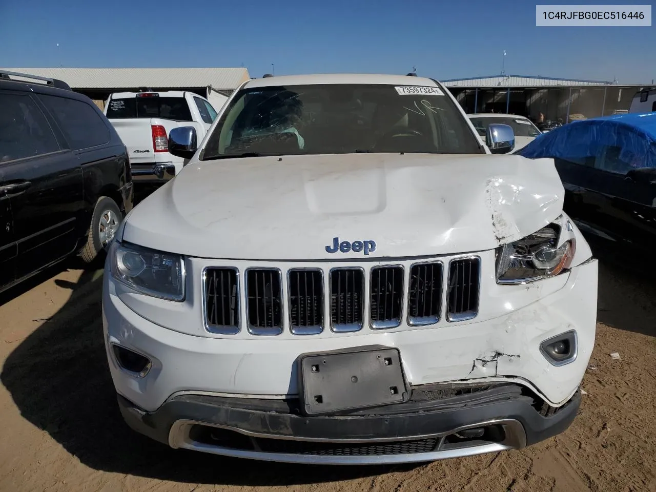 2014 Jeep Grand Cherokee Limited VIN: 1C4RJFBG0EC516446 Lot: 73597324