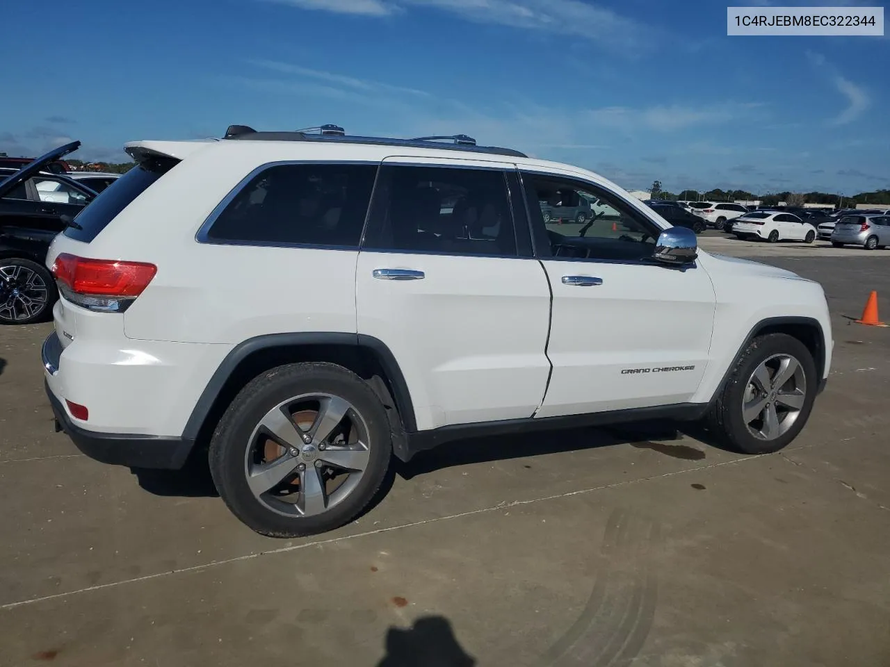 2014 Jeep Grand Cherokee Limited VIN: 1C4RJEBM8EC322344 Lot: 73637774