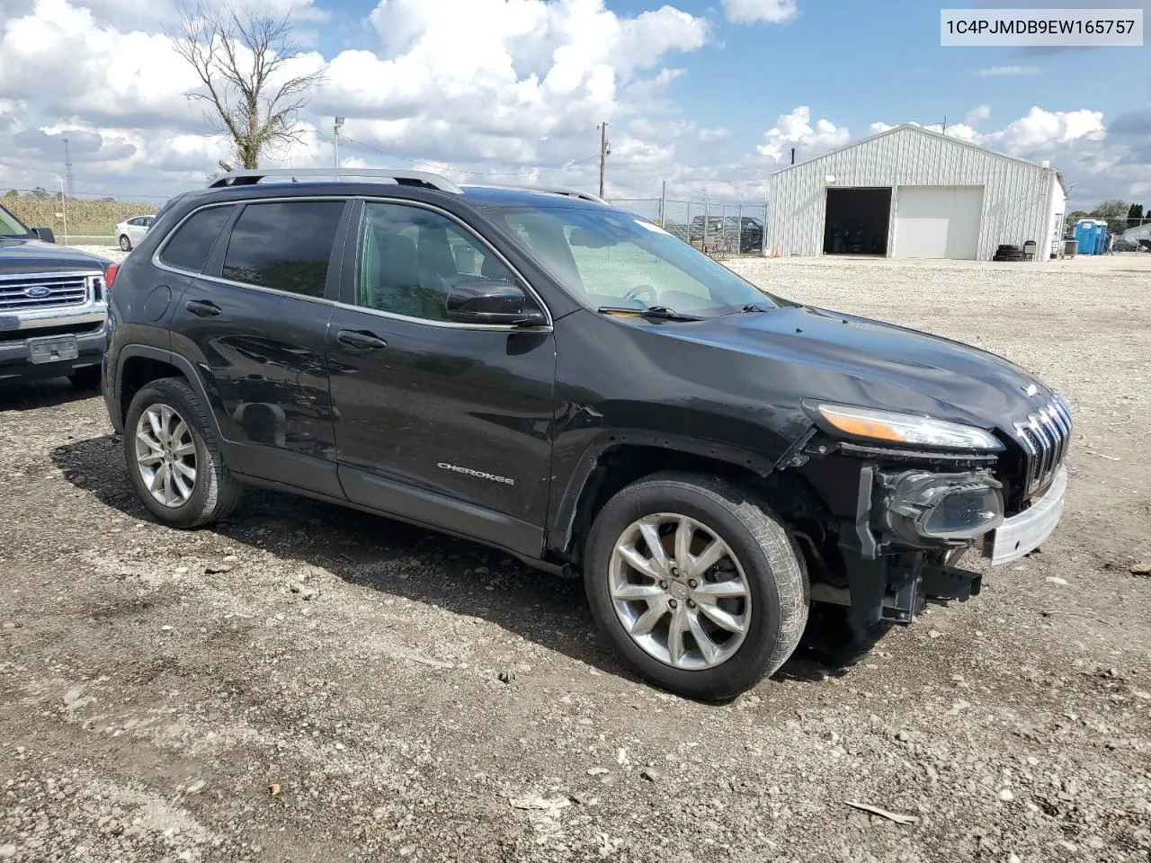 2014 Jeep Cherokee Limited VIN: 1C4PJMDB9EW165757 Lot: 73659414