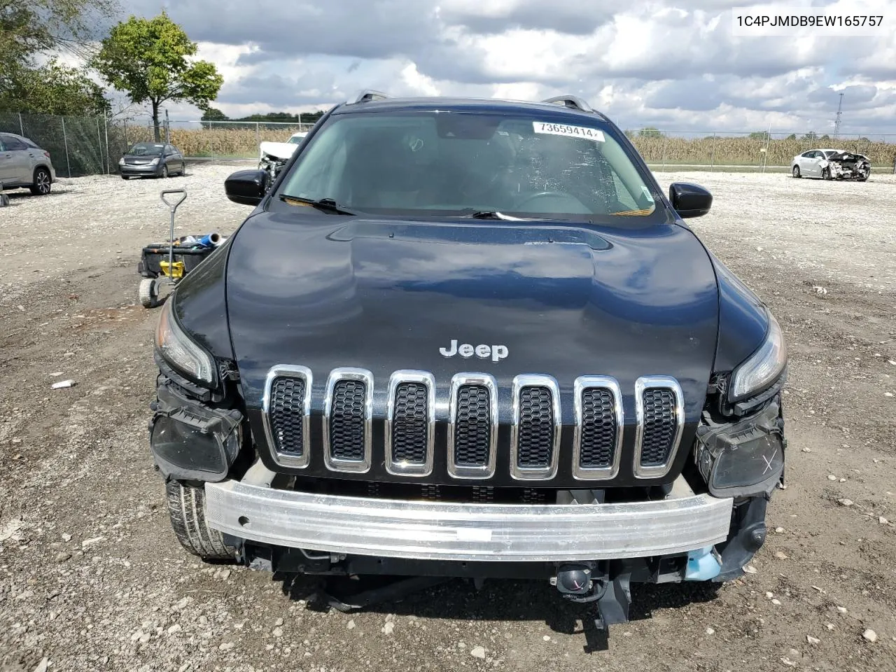 2014 Jeep Cherokee Limited VIN: 1C4PJMDB9EW165757 Lot: 73659414