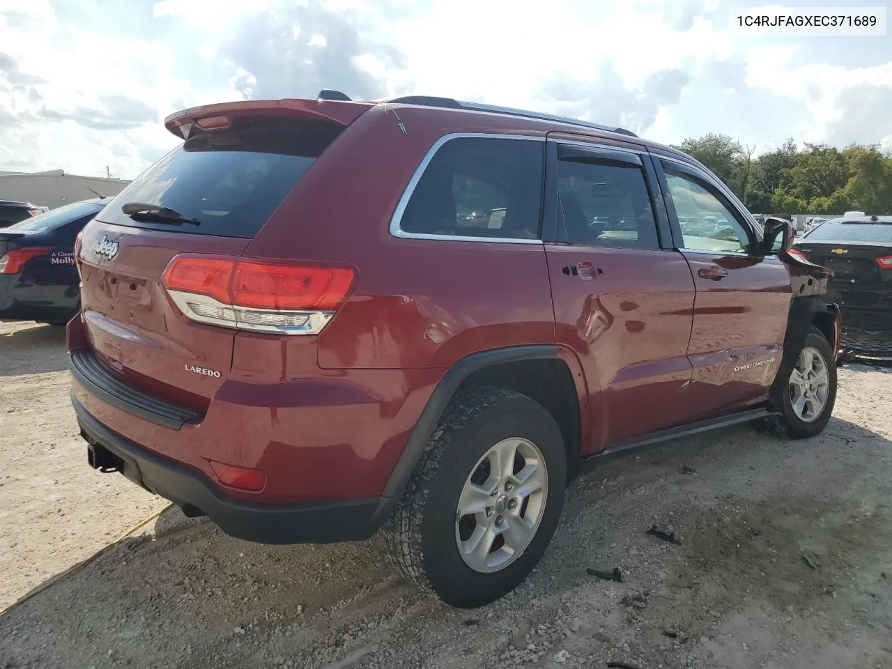 2014 Jeep Grand Cherokee Laredo VIN: 1C4RJFAGXEC371689 Lot: 73686504