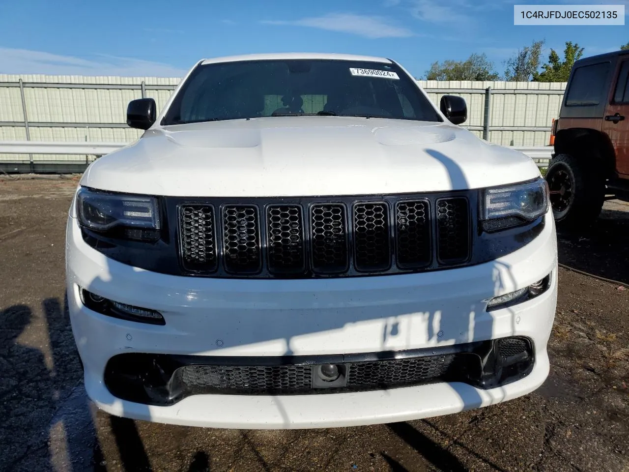 1C4RJFDJ0EC502135 2014 Jeep Grand Cherokee Srt-8