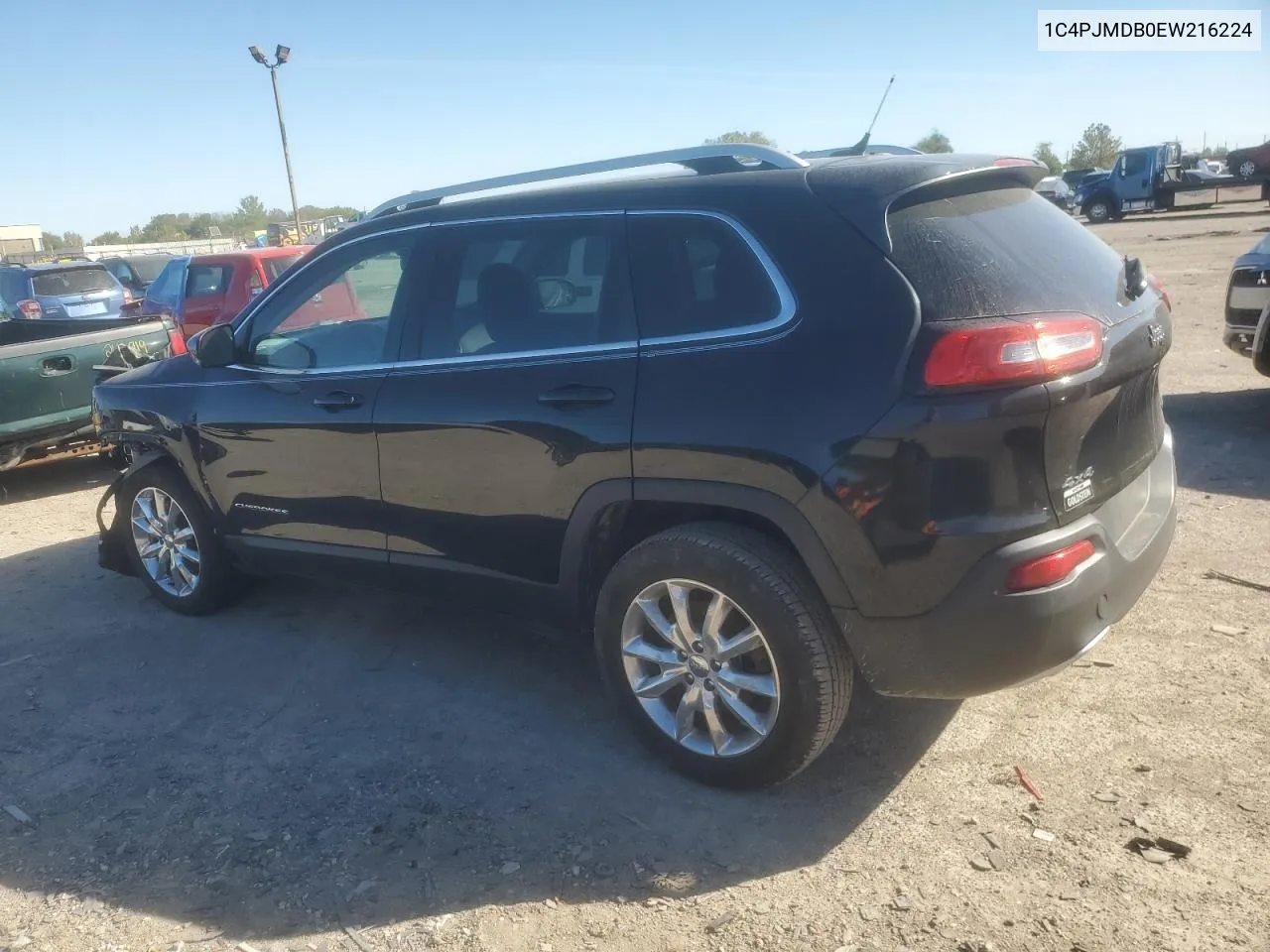 2014 Jeep Cherokee Limited VIN: 1C4PJMDB0EW216224 Lot: 73695154