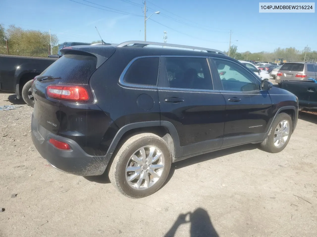 1C4PJMDB0EW216224 2014 Jeep Cherokee Limited