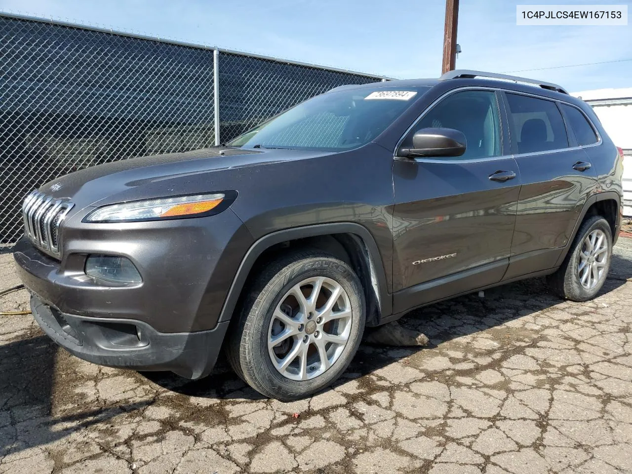 2014 Jeep Cherokee Latitude VIN: 1C4PJLCS4EW167153 Lot: 73697894