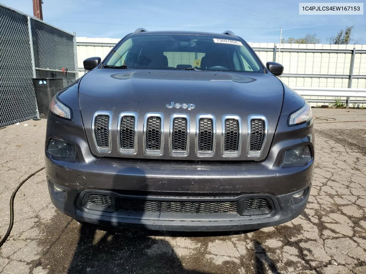 2014 Jeep Cherokee Latitude VIN: 1C4PJLCS4EW167153 Lot: 73697894