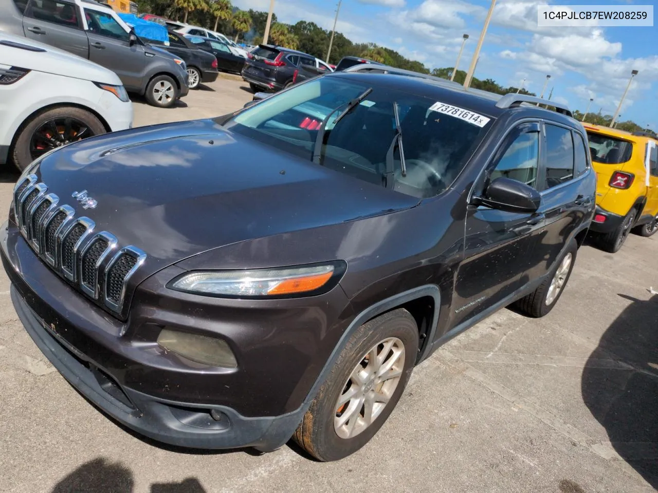 2014 Jeep Cherokee Latitude VIN: 1C4PJLCB7EW208259 Lot: 73781614