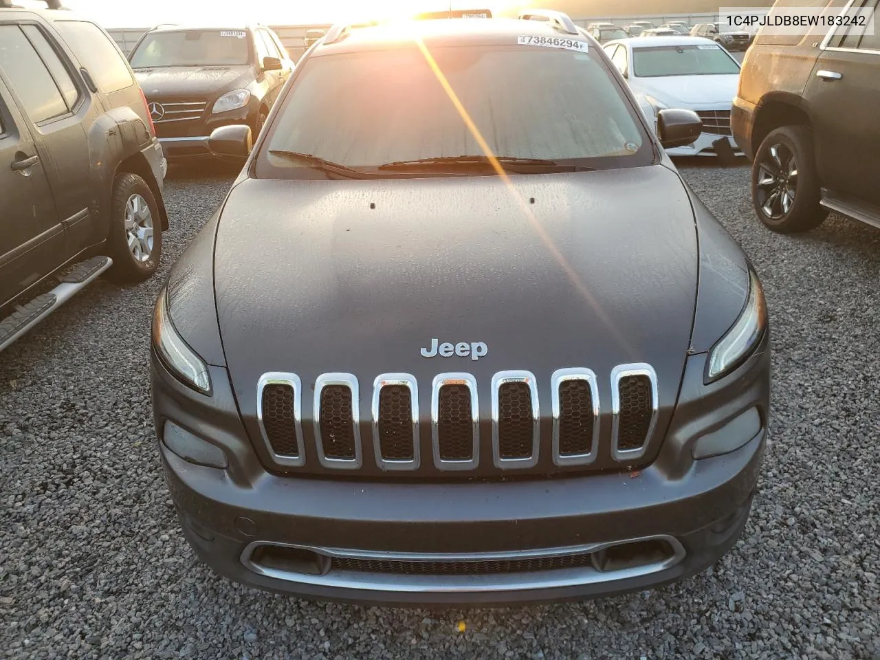 2014 Jeep Cherokee Limited VIN: 1C4PJLDB8EW183242 Lot: 73846294