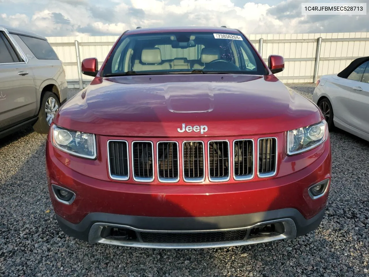 2014 Jeep Grand Cherokee Limited VIN: 1C4RJFBM5EC528713 Lot: 73856204