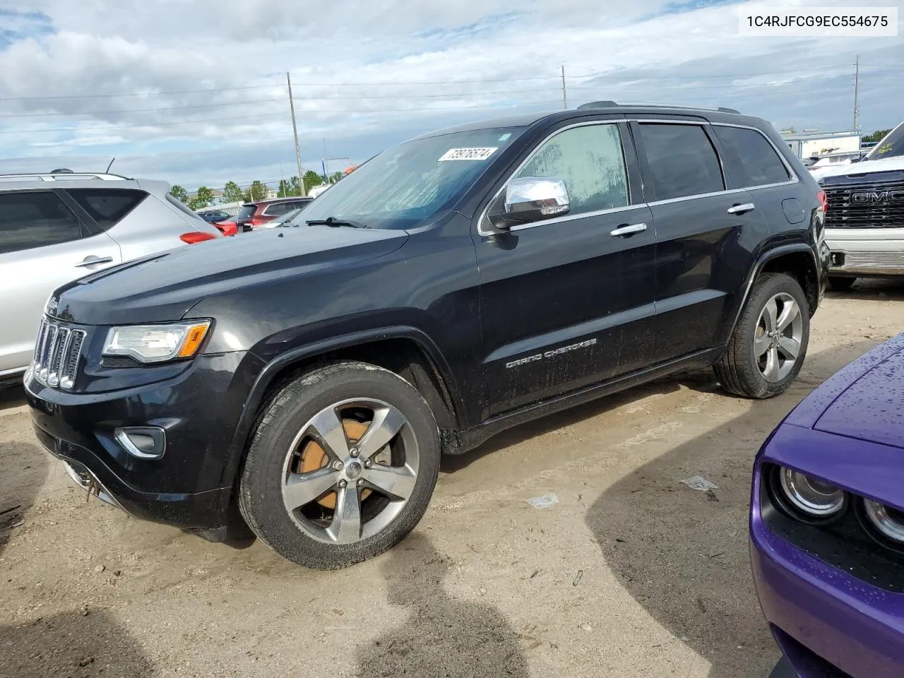 1C4RJFCG9EC554675 2014 Jeep Grand Cherokee Overland