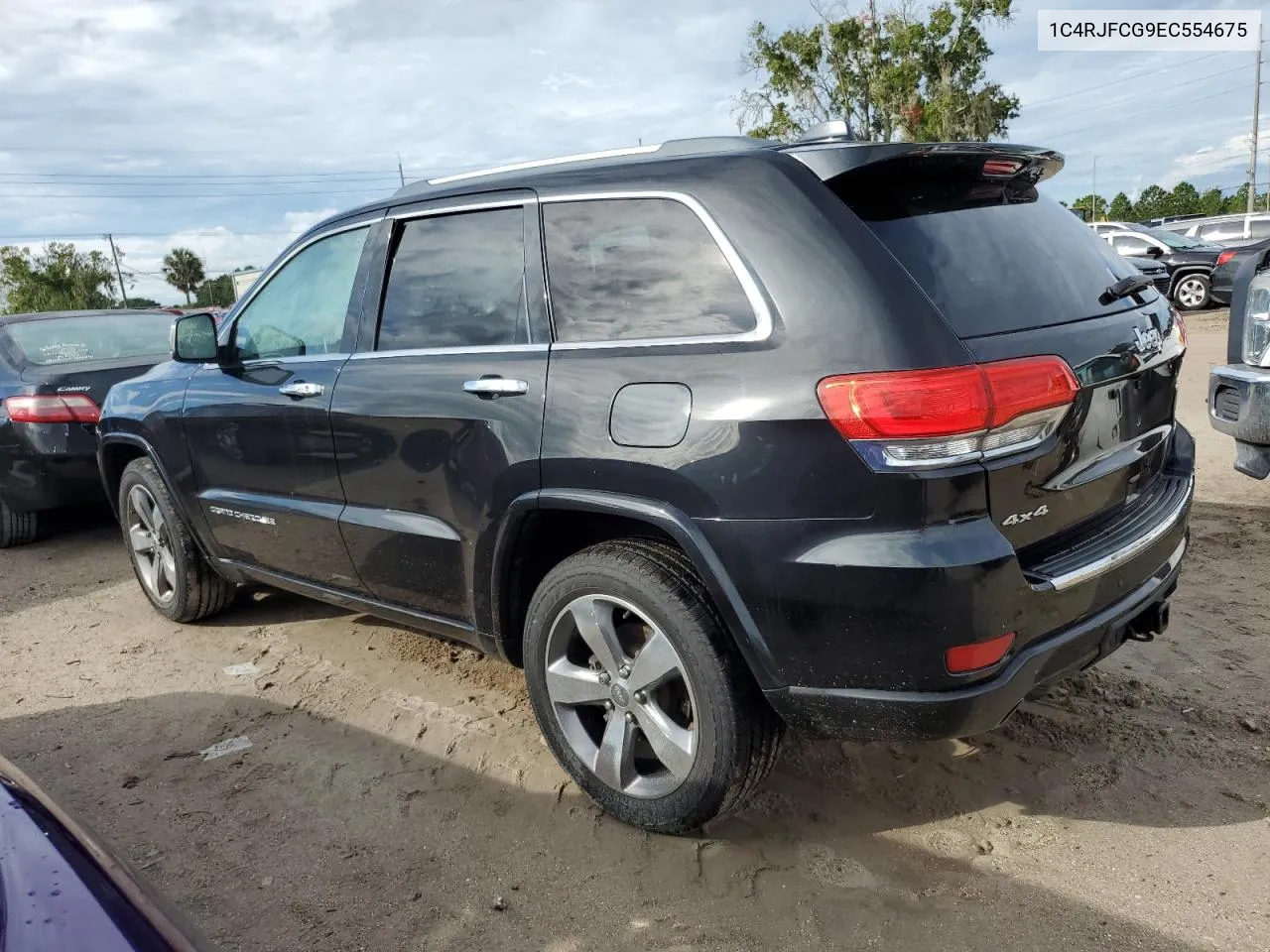 2014 Jeep Grand Cherokee Overland VIN: 1C4RJFCG9EC554675 Lot: 73976574