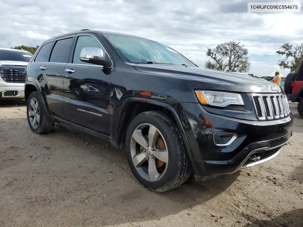 2014 Jeep Grand Cherokee Overland VIN: 1C4RJFCG9EC554675 Lot: 73976574