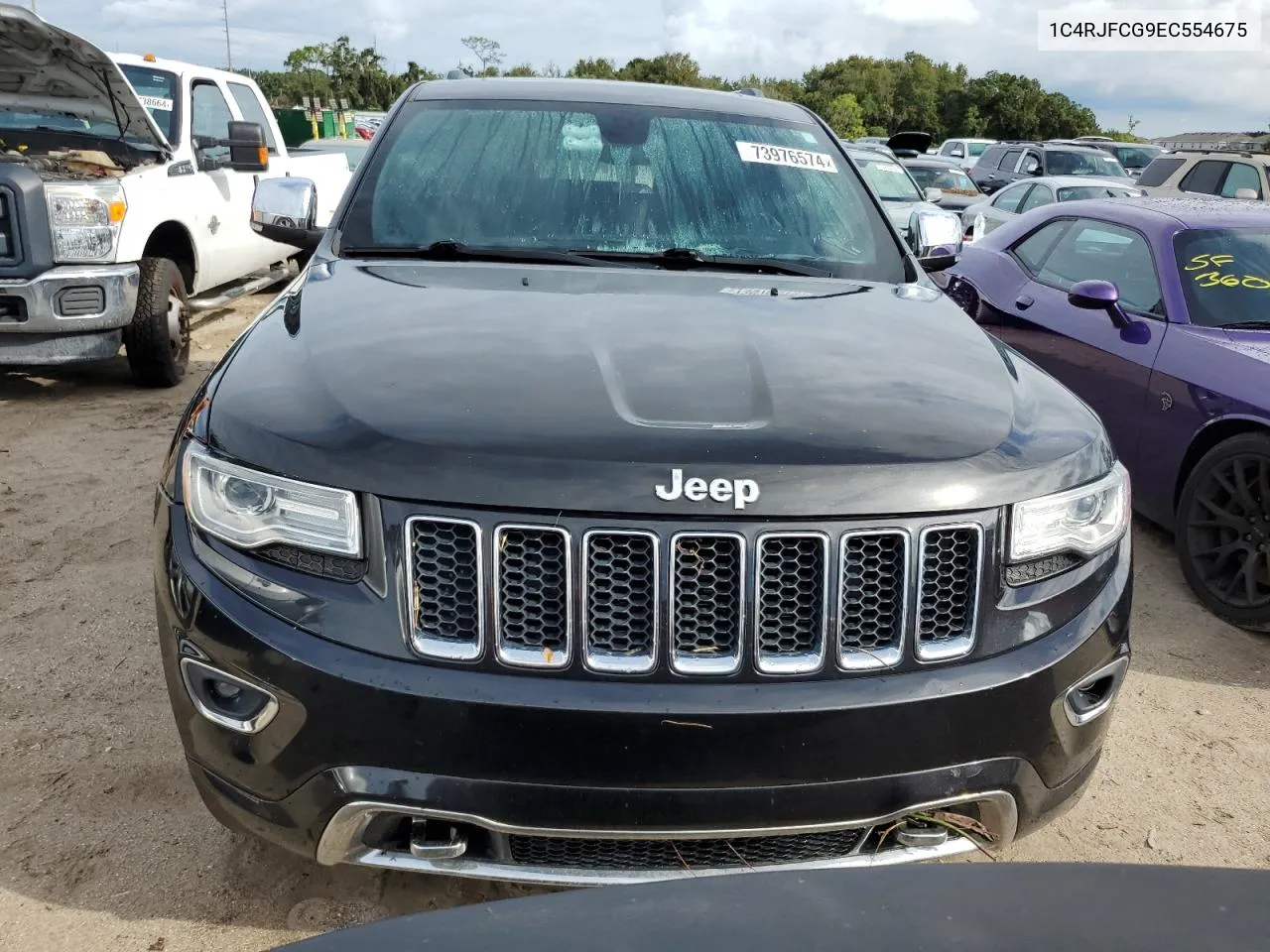 1C4RJFCG9EC554675 2014 Jeep Grand Cherokee Overland