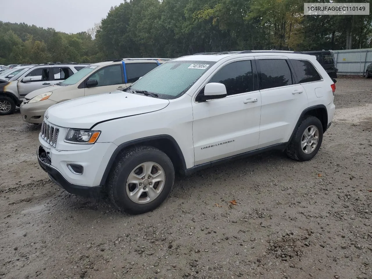 2014 Jeep Grand Cherokee Laredo VIN: 1C4RJFAG0EC110149 Lot: 74079854