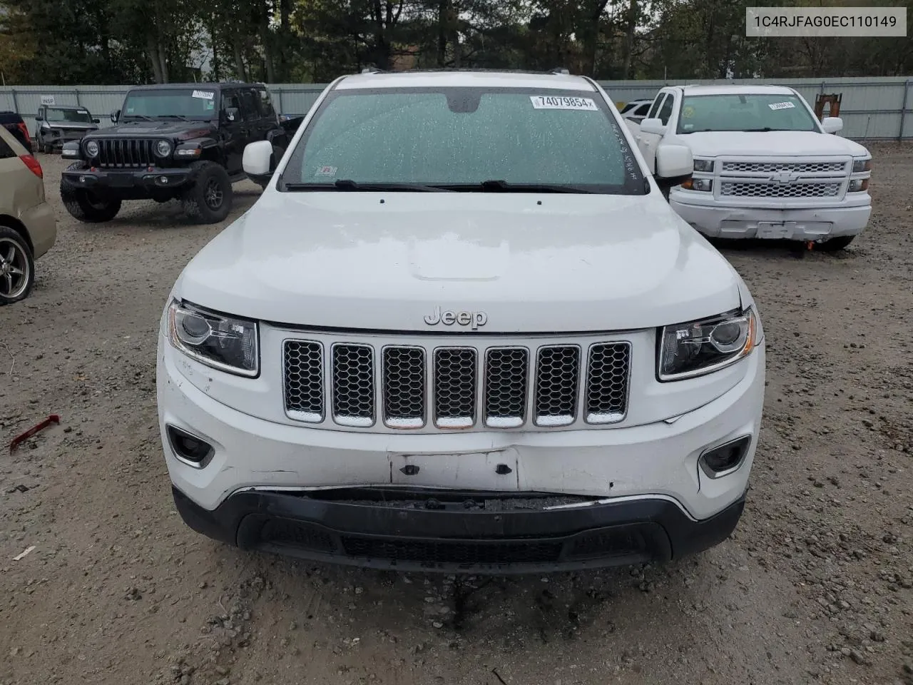 2014 Jeep Grand Cherokee Laredo VIN: 1C4RJFAG0EC110149 Lot: 74079854