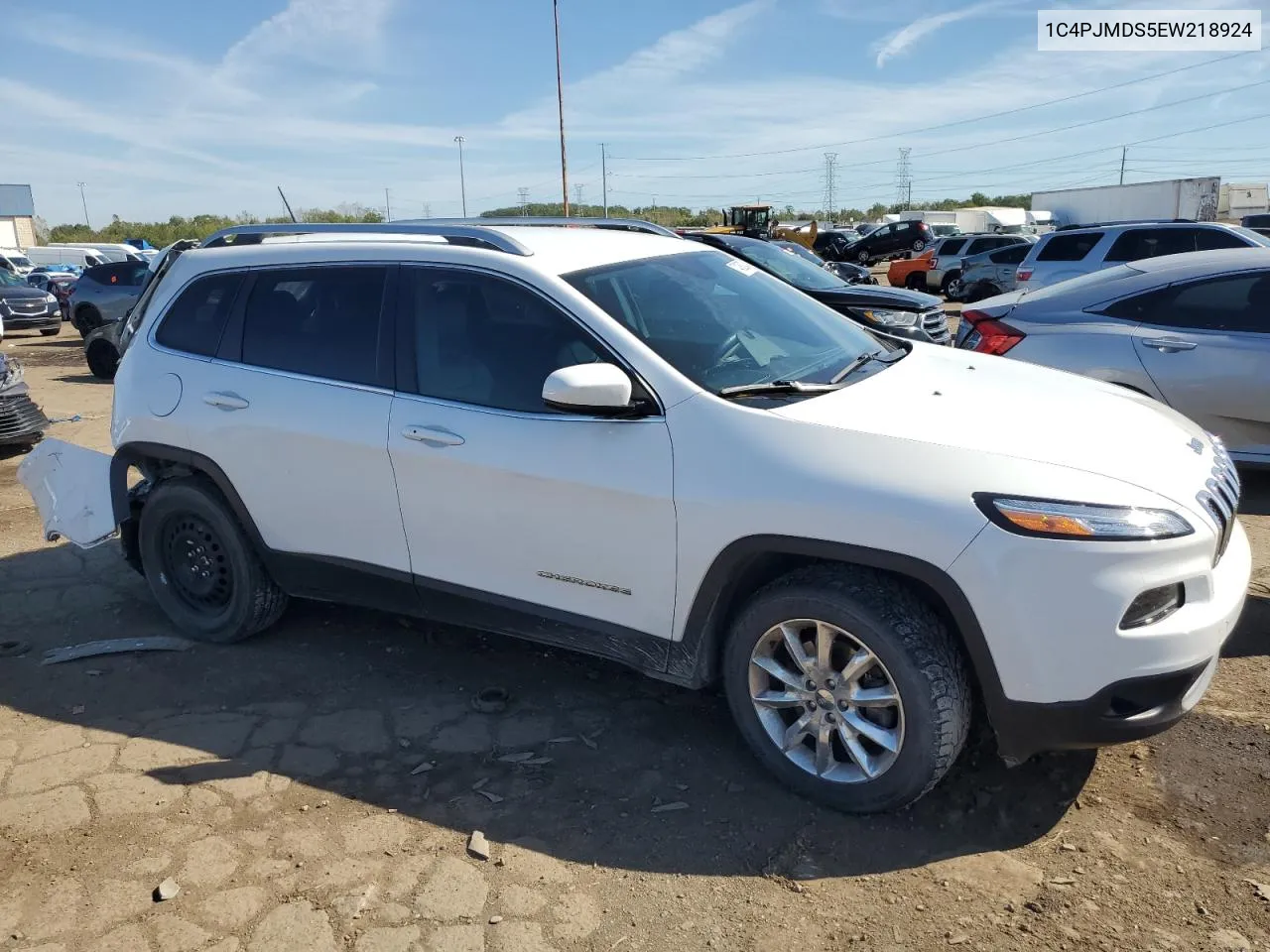 2014 Jeep Cherokee Limited VIN: 1C4PJMDS5EW218924 Lot: 74083004