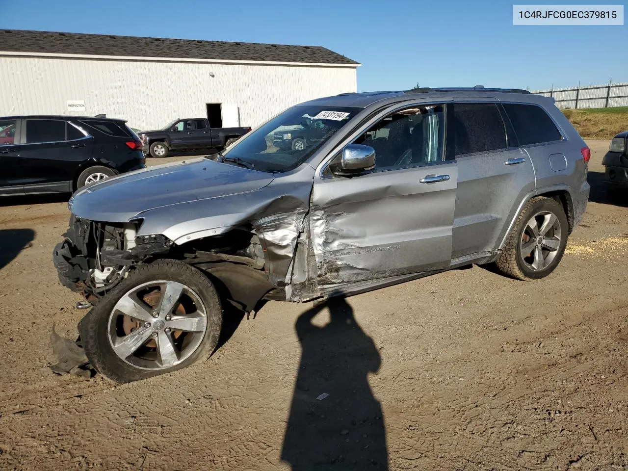 2014 Jeep Grand Cherokee Overland VIN: 1C4RJFCG0EC379815 Lot: 74101194