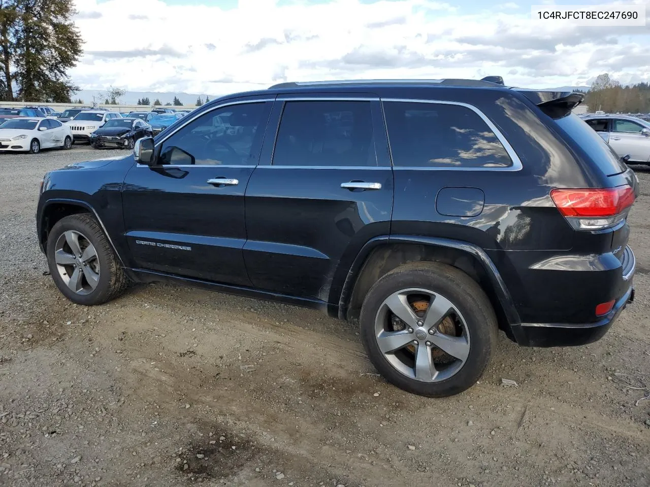 2014 Jeep Grand Cherokee Overland VIN: 1C4RJFCT8EC247690 Lot: 74179334