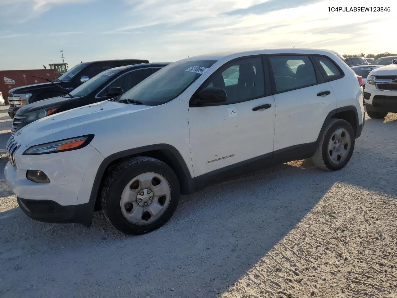 2014 Jeep Cherokee Sport VIN: 1C4PJLAB9EW123846 Lot: 74238864