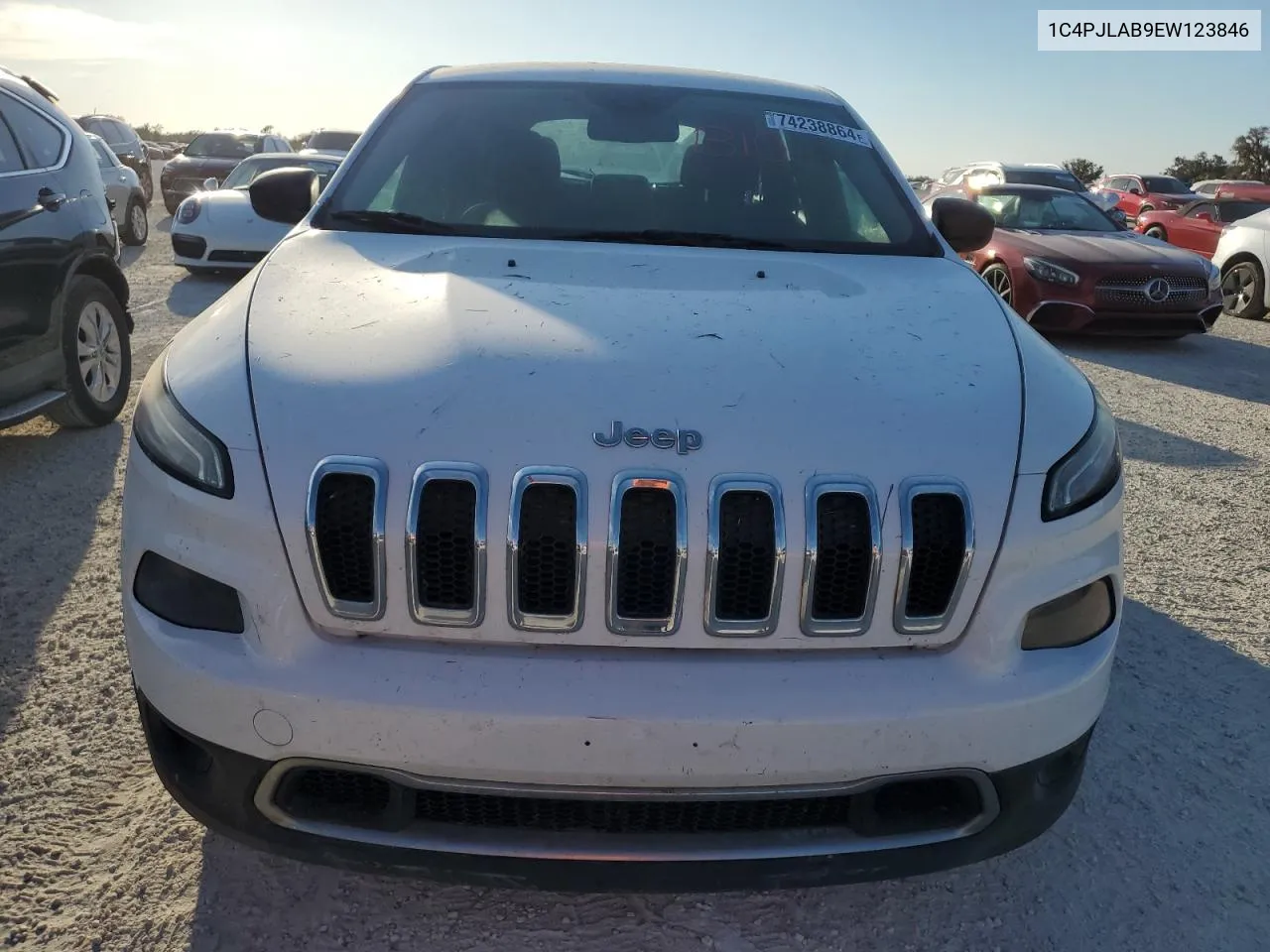 2014 Jeep Cherokee Sport VIN: 1C4PJLAB9EW123846 Lot: 74238864