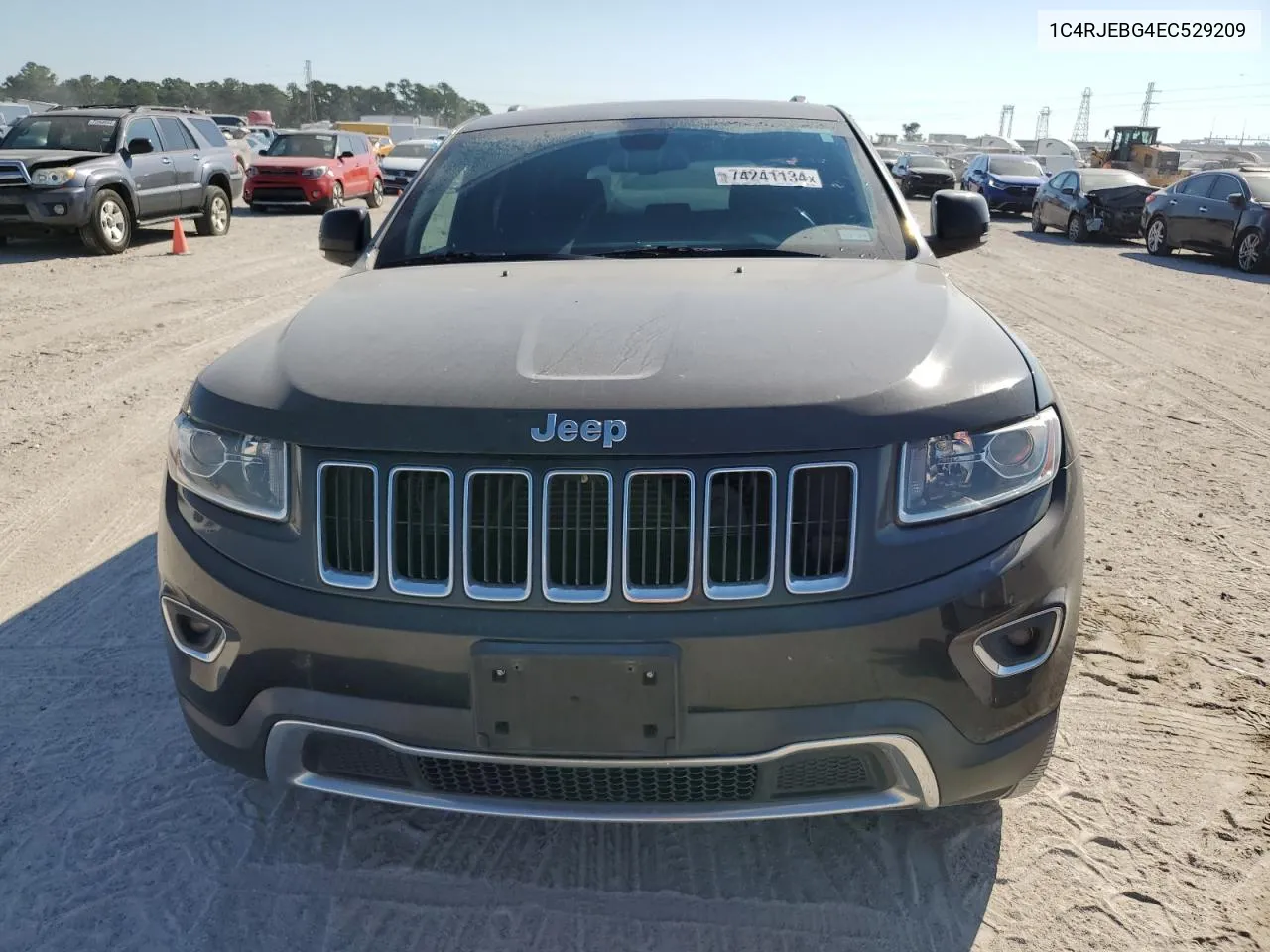 2014 Jeep Grand Cherokee Limited VIN: 1C4RJEBG4EC529209 Lot: 74241134