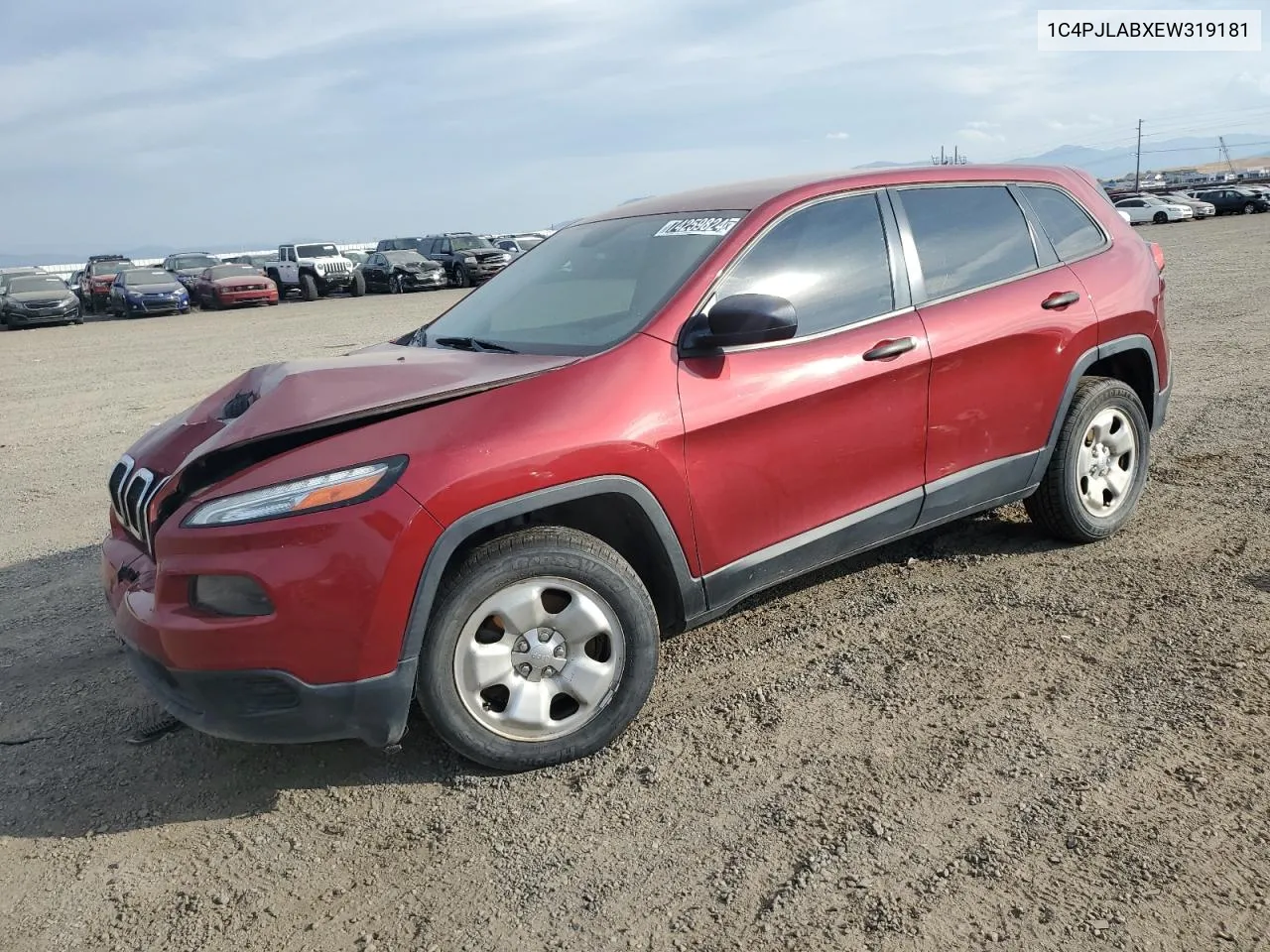 2014 Jeep Cherokee Sport VIN: 1C4PJLABXEW319181 Lot: 74259824